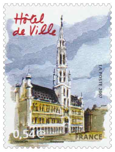 Timbre : Hôtel de Ville de Bruxelles