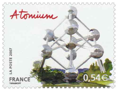 Timbre :  Atomium Bruxelles