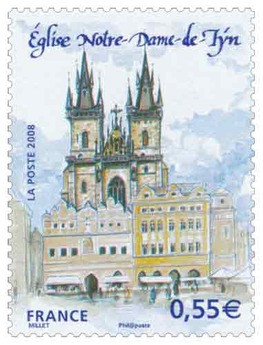 Timbre : Église Notre-Dame-de-Týn
