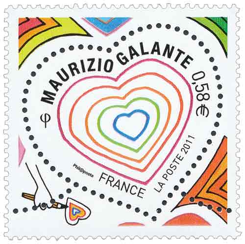 Timbre : Cœur Maurizio Galante “Colorie-moi”