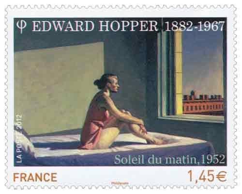 Timbre : Edward Hopper 1882-1967 Soleil du matin, 1952
