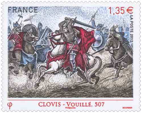 Timbre : Clovis -Vouillé, 507