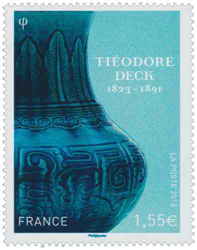 Timbre : Théodore Deck 1823 - 1891