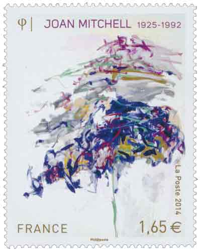 Timbre : Joan Mitchell 1925 -1992