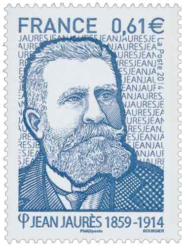 Timbre : Jean Jaurès 1859-1914