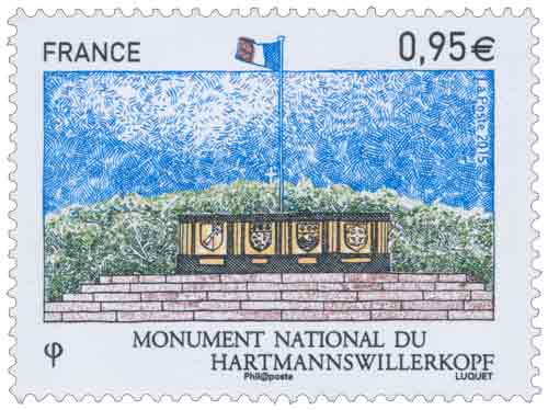 Timbre : Monument National du Hartmannswillerkopf