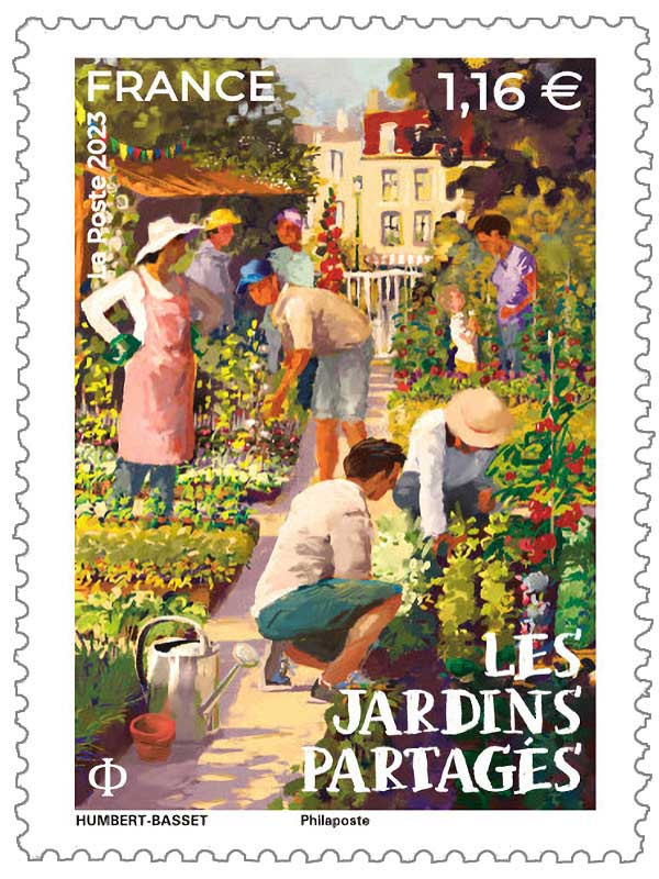 Timbre : LES JARDINS PARTAGÉS