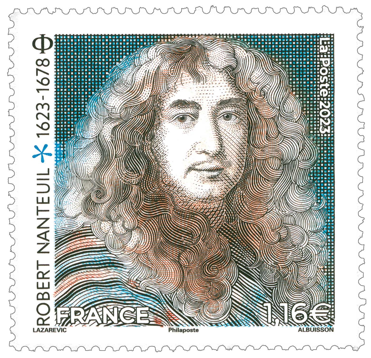 Timbre : Robert Nanteuil 1623 - 1678