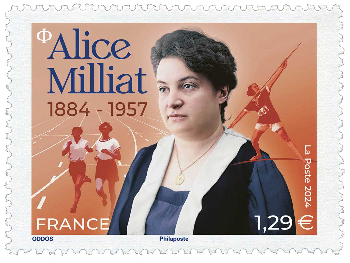 Timbre : Alice MILLIAT sportive