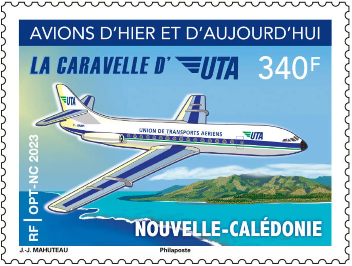 Timbre : Caravelle d'UTA (2023) Nouvelle Calédonie