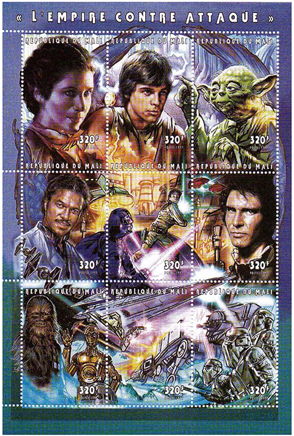 Star Wars timbres The Empire Strikes Back