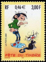 Fête du timbre "Gaston Lagaffe d'André Franquin"