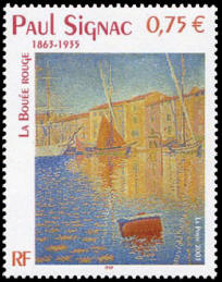 La bouée rouge oeuvre de Paul Signac (1863-1935) 