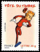 Fête du timbre 2006 Spirou, Fantasio et Spip